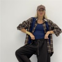 camicia asimmetrica con applicazione sul colletto asymmetric